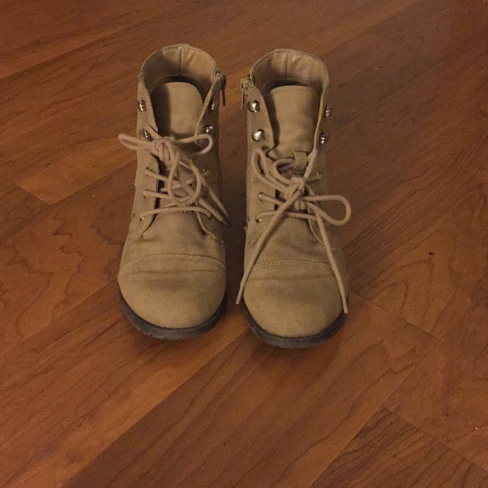 Madden Girl Tan Booties